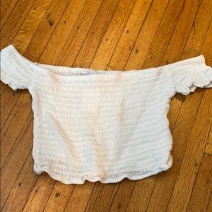 cropped white tank (shipping not included)